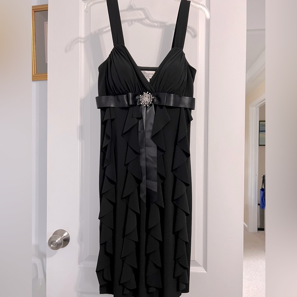 Fun black evening dress
